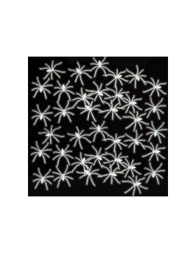 Glow in the Dark Spinnen - 50 Stück