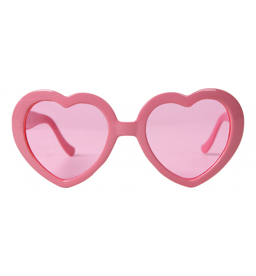 Brille rosa Herzen