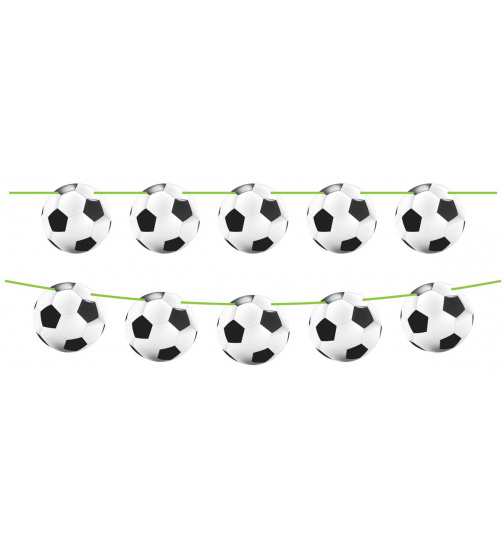 Fußball Wimpelkette - 10 Meter