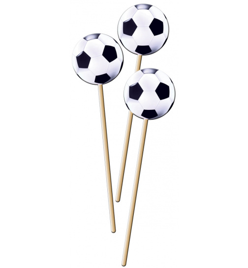 Fußball Partypicker XL 20 cm - 8 Stück