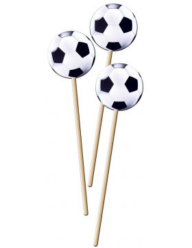 Fußball Partypicker XL 20 cm - 8 Stück