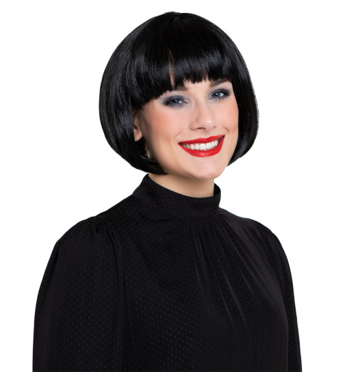 Perücke Bobfrisur Schwarz