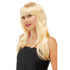 Perücke lange Haare Pony Blond