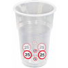 Plastikbecher - 25 Jahre Verkehrsschilder - 10 Stück
