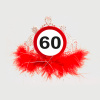 60. Geburtstag Diadem / Tiara Verkehrsschild