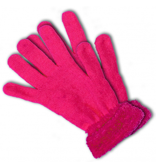 Handschuhe Neon-Pink