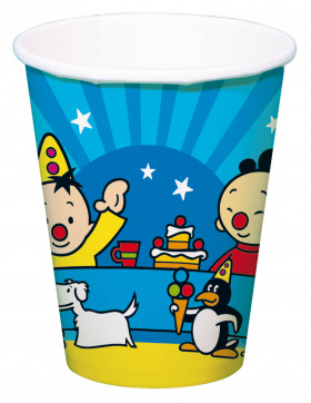 Pappbecher - Bumba Clown Geburtstag - 250 ml - 8 Stück