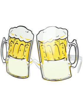 Bierglas-Brille