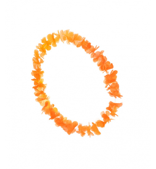 Blumenkette Hawaii Orange
