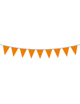 Wimpelkette Orange - 10 Meter
