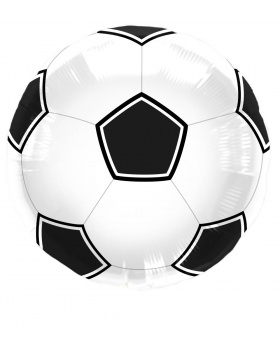 Fußball Ballon Schwarz-Weiß - 45 cm