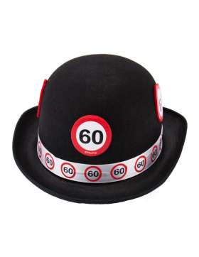 60. Geburtstag schwarze Melone (Hut)