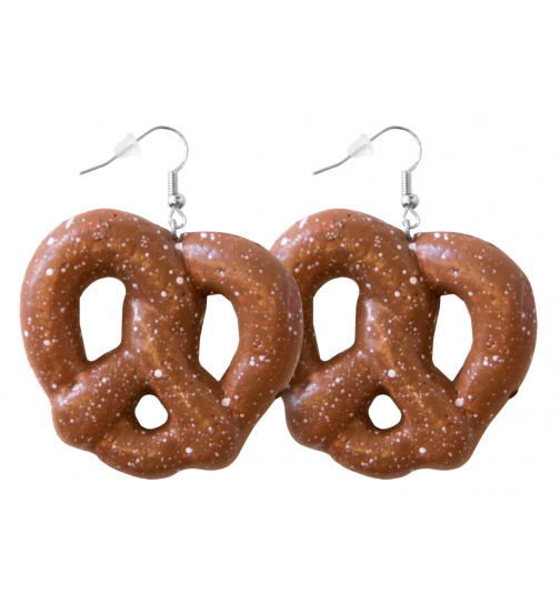 Oktober Bierfest Brezel-Ohrringe