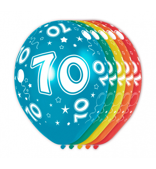 70. Geburtstag Ballons - 5 Stück