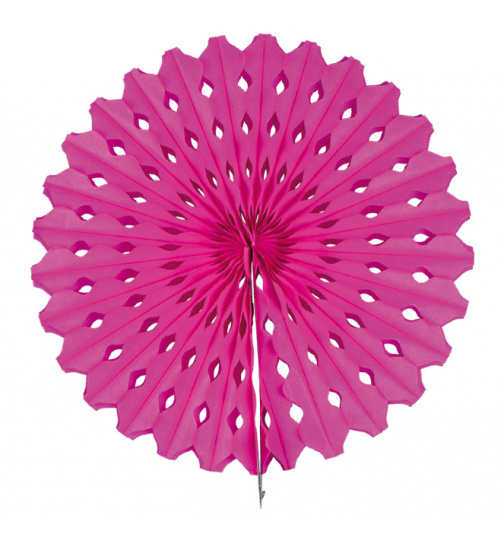 Wabenfächerballon Rund Pink - 45cm