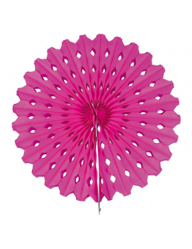 Wabenfächerballon Rund Pink - 45cm