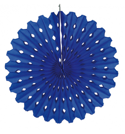 Wabenfächerballon Blau - 45cm