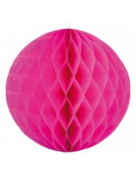 Wabenfächerballon XL Rund Pink - 50 cm