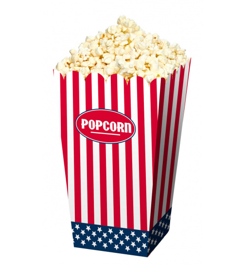USA Party Popcorn-Schale - 4 Stück