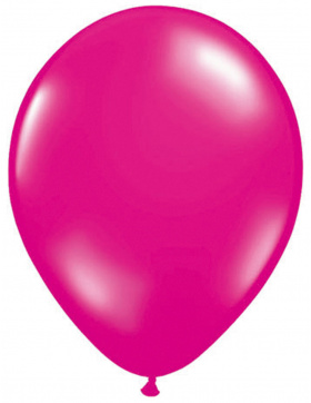Magentafarbene Ballons 30 cm - 10 Stück
