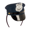 Polizeimütze Tiara / Haarreif Blau