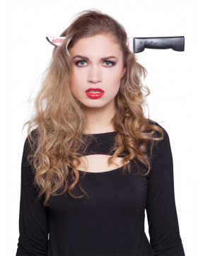 Aufsatzstück Messer durch Kopf