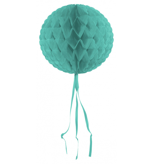 Wabenfächerballon Rund Mintgrün - 30 cm