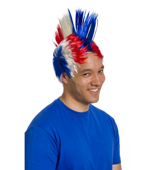 Perücke Irokesenfrisur Holland Frankreich