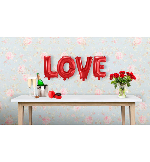 Romantisches Folienballon-Set Liebe