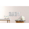 Folienballon-SET Baby Silber
