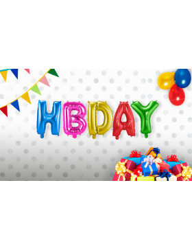 Folienballon-Set Geburtstag