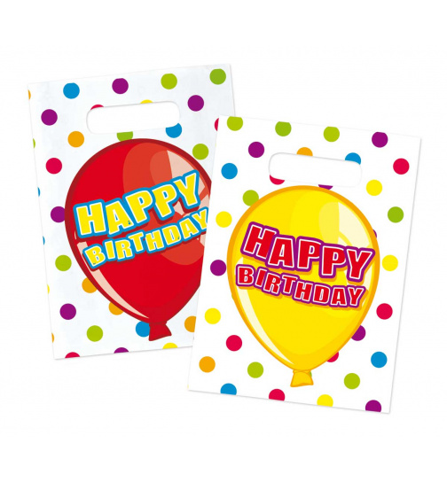 Geburtstag kleine Tüten - 6 Stück