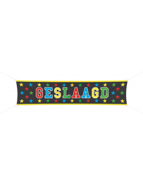 Bestanden Spruchband Prismatisch Geslaagd - 180x40 cm