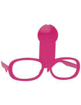 Junggesellenabschied Brille Penis Rosa