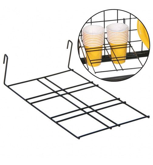 Regalteil f. Becher Drahtdisplays