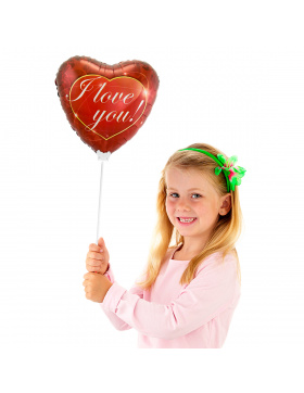Mini-Figurballon I Love You - 23 cm
