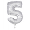 Ziffer-/Zahlenballon Nummer 5 mit Punkten - 86 cm