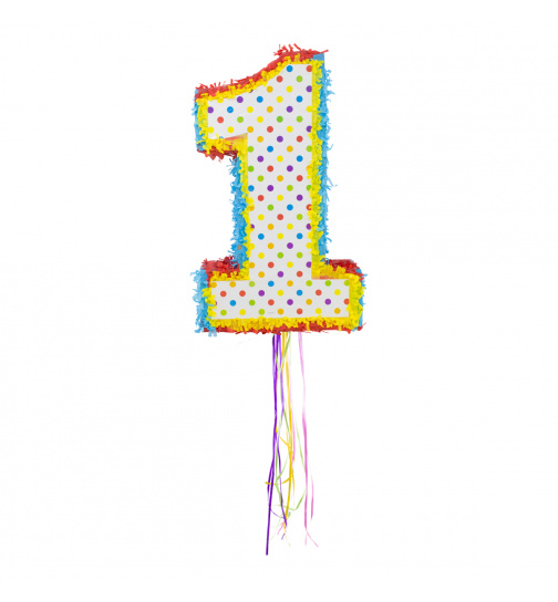 Pinata Zahl 1 - 49 cm