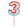Pinata Zahl 3 - 49 cm