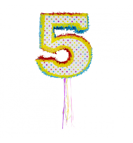 Pinata Zahl 5 - 49 cm