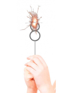 Kategorie F1 Feuerwerk Wunderkerzen Ziffer / Zahl 8