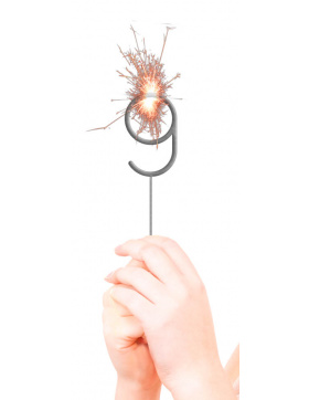 Kategorie F1 Feuerwerk Wunderkerzen Ziffer / Zahl 9