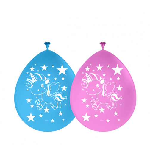 Einhorn Ballons - 8 Stück