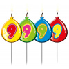 Kerze Geburtstagsballon Ziffer / Zahl 9