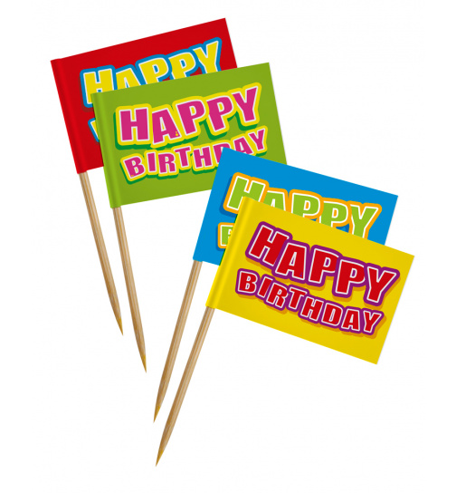 Geburtstag Partypicker Party - 24 Stück