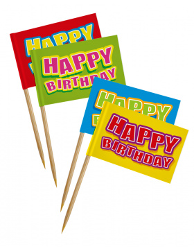 Geburtstag Partypicker Party - 24 Stück