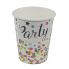 Pappbecher - Konfetti - 250 ml - 8 Stück