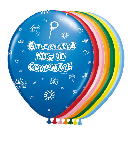 Ballons zur heiligen Kommunion verschiedene Farben - 30 cm