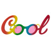 Brille in Regenbogenfarben - Cool