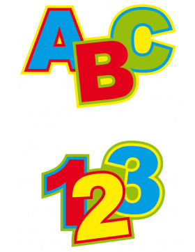 Kinderfest ABC Streudeko / Konfetti XL